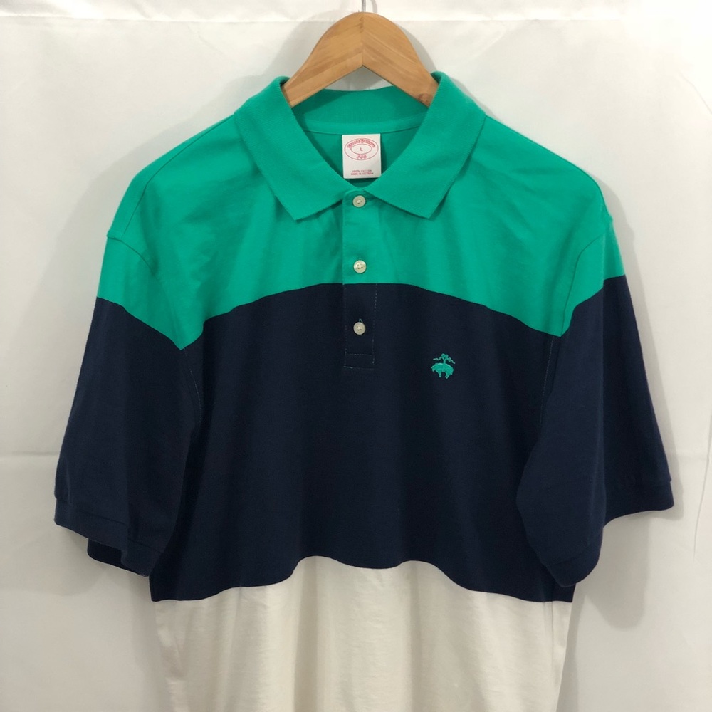 Brooks Brothers Collared Shirt Size L. Multi Color